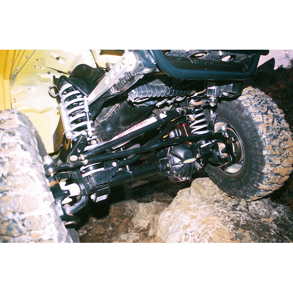 ~(1100 lbs. 84X34X24)~ TJ 60/60SF AXLE SET Pro Rock 60 Front and Pro Rock 60 Rear Semi-Float Eaton ELocker4 5.13 RandP 1310 Yoke 63.75 Width 5 on 5.5 - 1997-2006 Jeep TJ