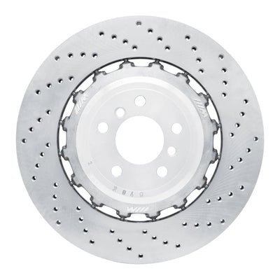 DFC 12-19 BMW M6 Right Rear Drilled Hi-Carbon Alloy Geomet Coated Rotor