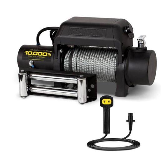 TRUCK/SUV WINCH KIT W/COVER HAS A 10000LB RATED LINE PULL W/REMOTE CONTROL