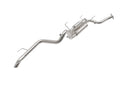 aFe cat-back exhaust installed view