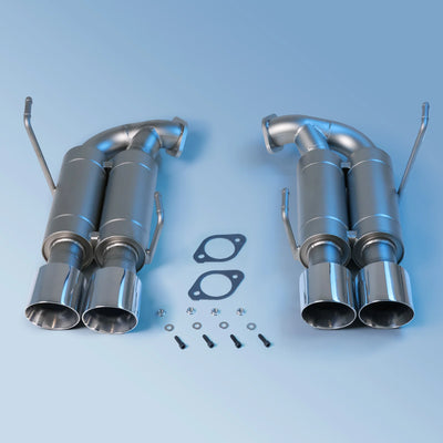 CP-E (Custom Performance polished axle-back exhaust
