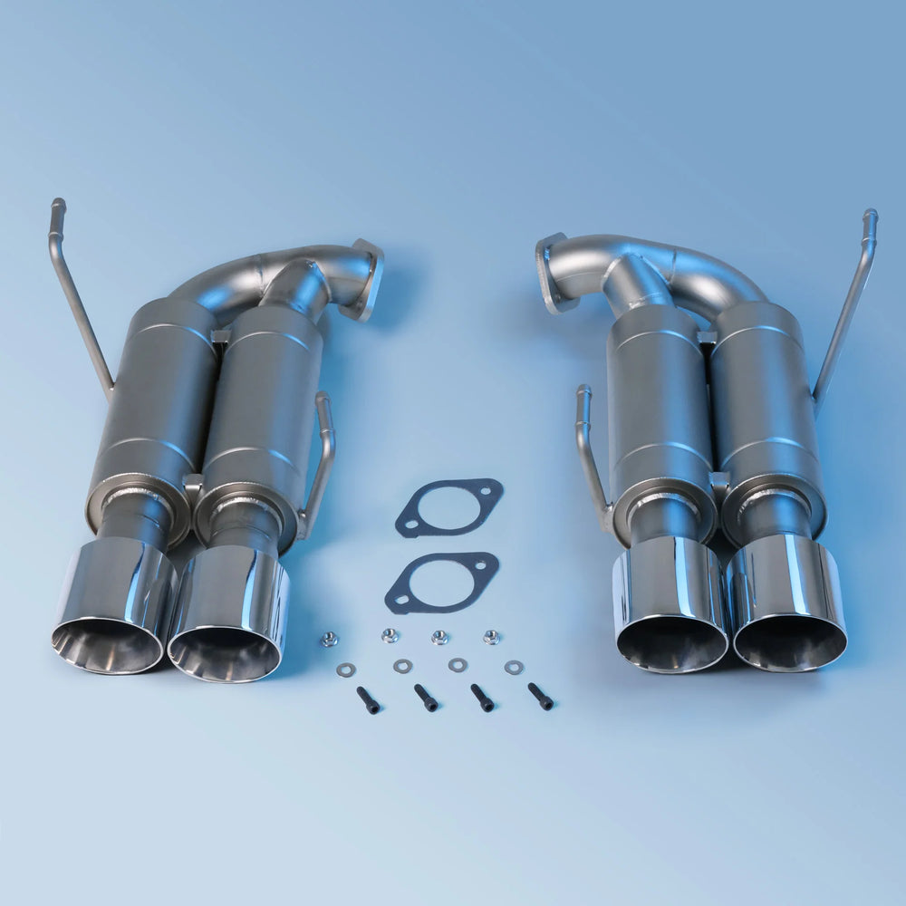 CP-E (Custom Performance polished axle-back exhaust