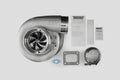 Turbosmart auto part installed view