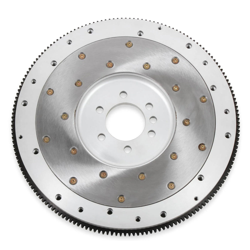 Clutch Flywheel 1955-1985 Small And Big Block Chevrolet Including 348-409 6061 T-6 W/1045 Steel Friction Plate Internal Balance 14 Lb 168-Tooth Hays