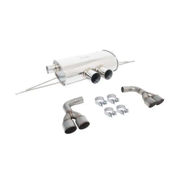 Megan Racing blue axle-back exhaust