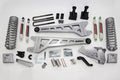 2017 Ford F-350 (4WD ONLY) 6 in Lift Kit (silver powder-coat) w/ front AND rear shocks