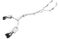 AWE Tuning Audi B9 S5 Sportback Touring Edition Exhaust - Non-Resonated (Silver 102mm Tips)