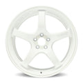 Gram Lights 57DR 18x8.5 +37 5x114.3 Sakura Pink Wheel (w/ Center Cap & No. 21 BK Air Valve)
