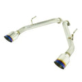 Remark 2014+ Infiniti Q50 Axle Back Exhaust w/Stainless Steel Double Wall Tip