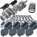 Eagle Ford 289/302 3.400in Crank 5.400in I-Beam Rods 7cc Dome 4.030in Pistons Rotating Assembly
