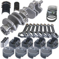 Eagle Ford 351W 4.000in Crank 6.250in I-Beam Rods -26cc Inv Dome 4.125in Pistons Balanced Assembly