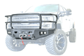 17C FORD SUPERDUTY F250/F350 ASCENT HD FRONT BUMPER WITH FULL GRILLE GUARD