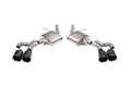 Corsa 22-25 Caddy CT5-V Blackwing 3in Axle-Back - Act. Exh. - Dual Rear Exit - Twin 4.5in Blk CF Tip