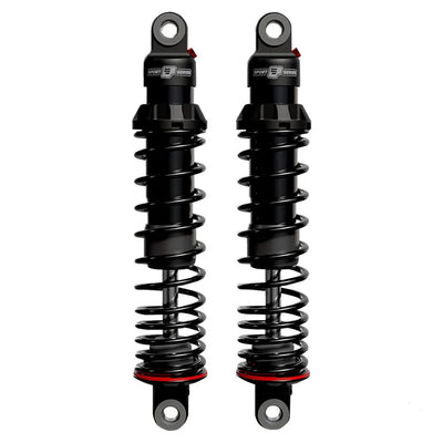 Progressive black shock absorber