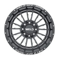 Weld auto part close-up