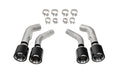 Corsa 2016-2024 Chevrolet Camaro SS / ZL1 Valved Axle-Back Exhaust w/ Carbon Fiber Quad Tips