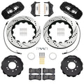 Wilwood 95-98 Nissan Skyline Aerolite 6R Front BBK w/ 14.00in D/S Rotors & Flexlines - Black
