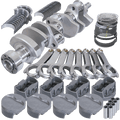 Eagle Chevy 350 1Pc 3.750in Crank 6.000in H-Beam -5cc Flat Top 4.060in Pistons Balanced Assembly