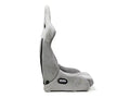 NRG Prisma Lab Reclinable Bucket Racing Seat - Pair (Grey Vegan Suede)