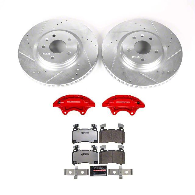 Power Stop 14-19 Chevrolet Corvette Front Z26 Street Kit w/Calipers