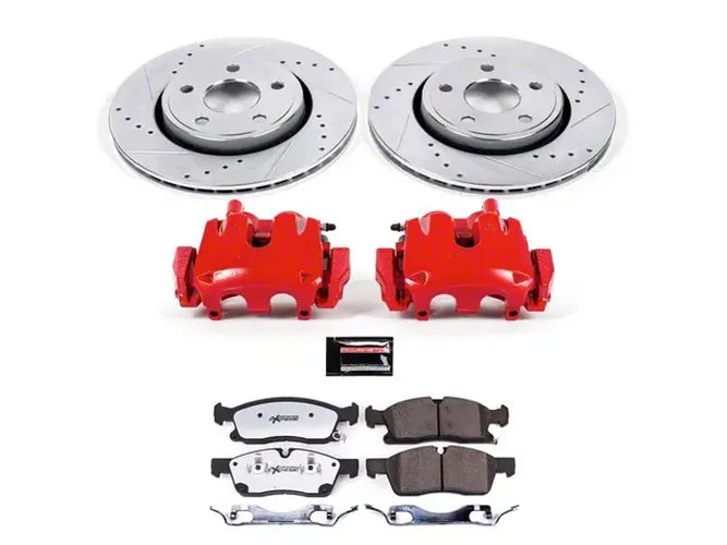 Power Stop 17-19 Jeep Grand Cherokee Front Z23 Evolution Sport Brake Kit w/Calipers