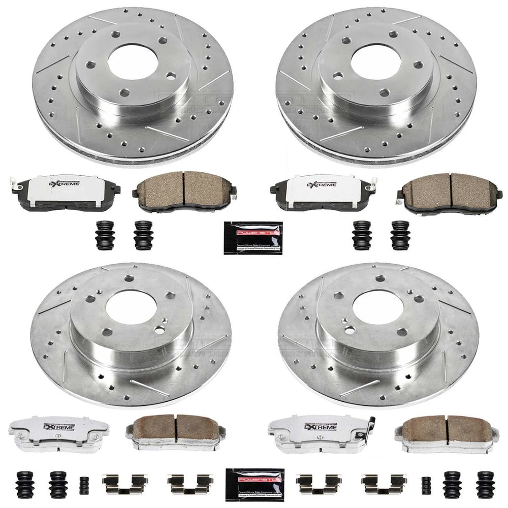 Power Stop 2010 BMW 335d Front & Rear Z23 Evolution Sport Brake Kit