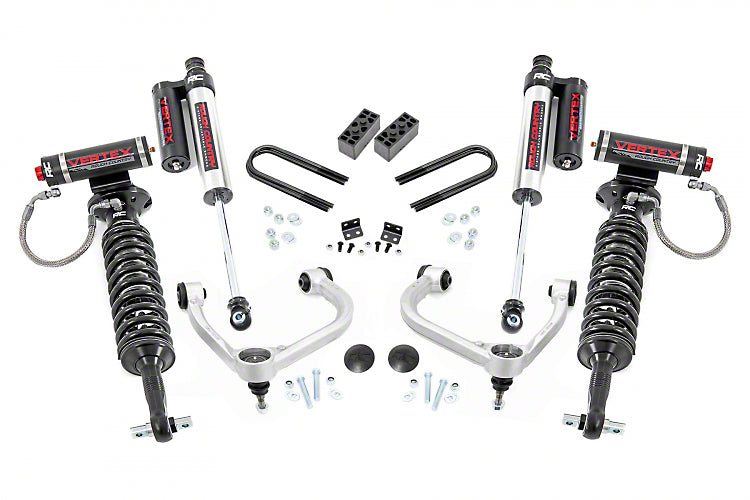 3 Inch Lift Kit Fabbed UCA Vertex Ford F-150 4WD (2021-2024)