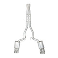 Stainless Works 2024 Mustang GT Catback Quad Tips Redline Sound X-Pipe Performance Connect Exhaust