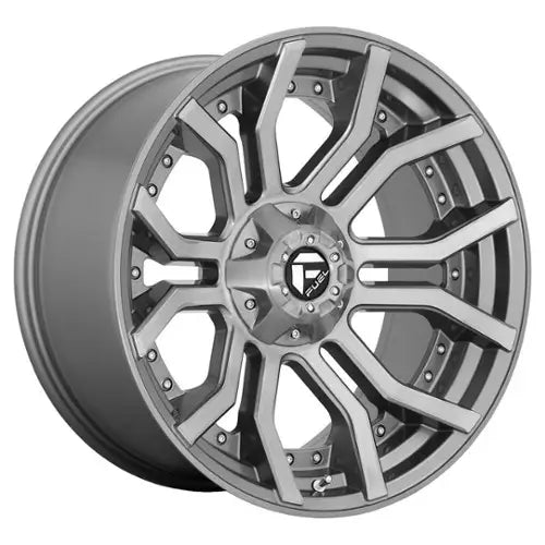 D713 22X10 5X5.0/5.5 BRSH-GNMTL-TTC