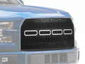 1517 F150 REVOLVER GRILLE BLACK 3 AMBER RUNNING LIGHTS(DOES NOT WORK WITH FORWARD FACING CAMERA)