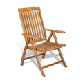 TEAK RECLINING ARM CHAIR