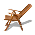 TEAK RECLINING ARM CHAIR