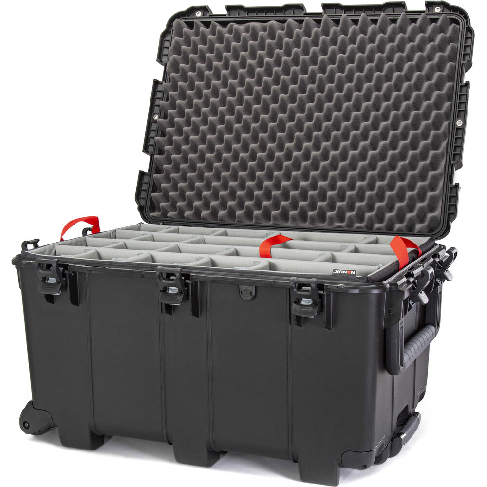 NANUK CASE 975(S)TANDARD W/PADDED DIVIDERBLACK INTERIOR: 30 X 21 X 18IN