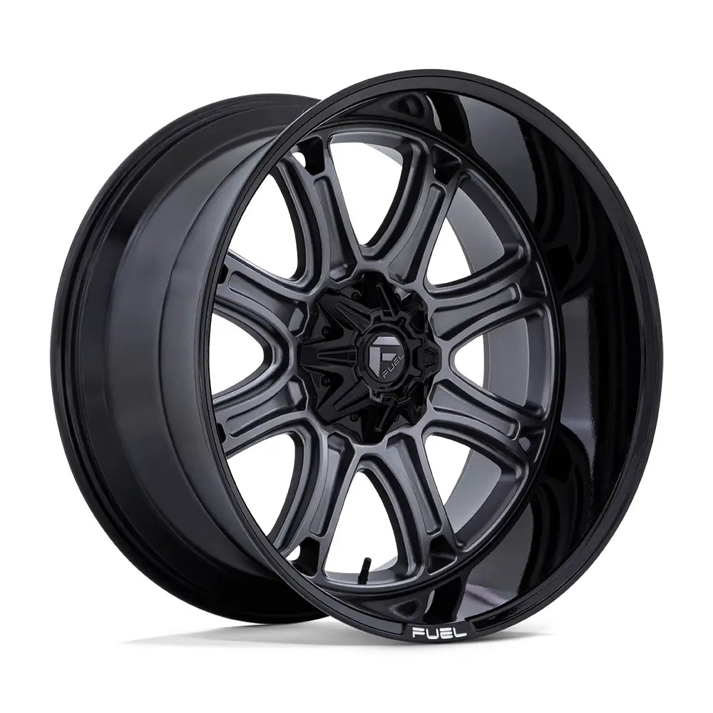 D853 22X9 BLANK M-GNMTL BLK-LP 1MM