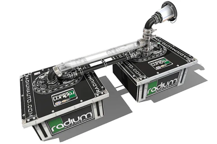 Radium Engineering Saddle Tank Fuel Cell Conversion Kit