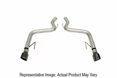 3.0 Axle-Back Dual Rear Track Series Exhaust System with 4.5 Satin Gunmetal Pro-Series Tips