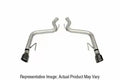 3.0 Axle-Back Dual Rear Track Series Exhaust System with 4.5 Satin Gunmetal Pro-Series Tips
