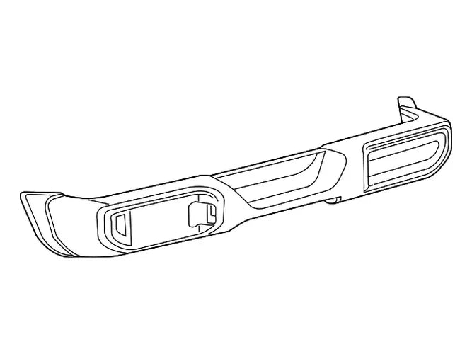 ~(20 lbs. 74X19X11)~ JL Blow-Molded Plastic Rear Bumper