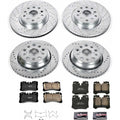 Power Stop 10-17 Lexus LS460 Front & Rear Z23 Evolution Sport Brake Kit