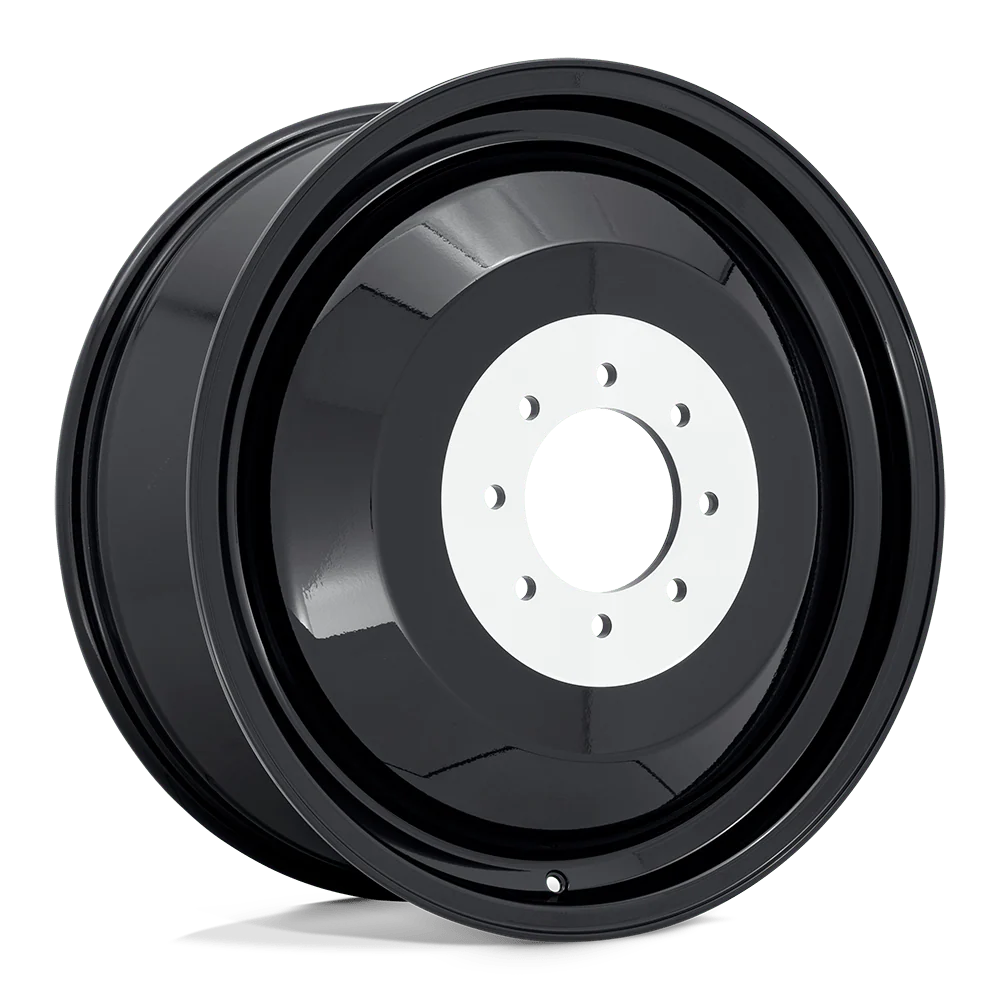 ~(48 lbs. 27X27X11)~ DUALIE INNER 24x8.25 8x200.00 GLOSS BLACK (118 mm)