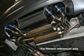 Megan Axle Back Exhaust BMW M3 E46 01-06 With Stainless Tip