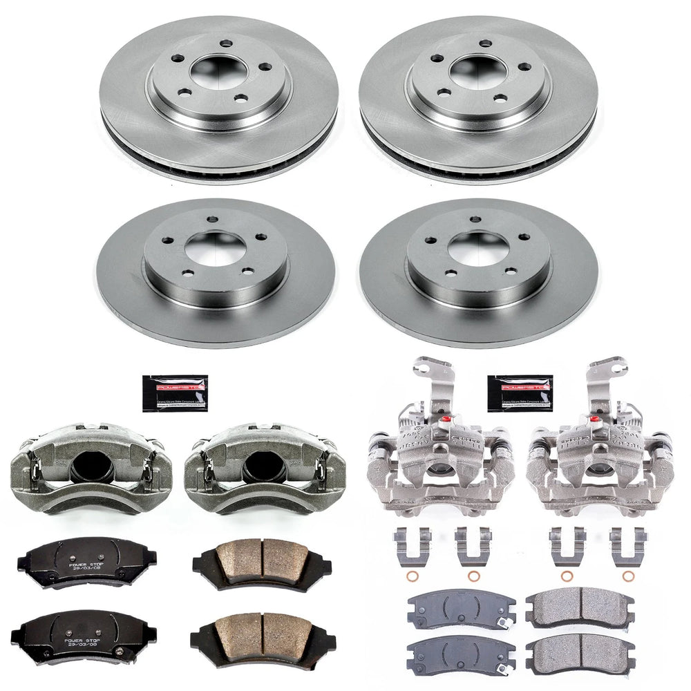 Power Stop 2005 Buick LeSabre Front & Rear Autospecialty Brake Kit w/Calipers