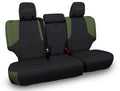 PRP 11-24 Toyota 4Runner Front Seat Covers (Pair) - Black/Olive Green
