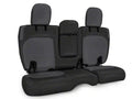 PRP 2018+ Jeep Wrangler JLU/4 door Rear Bench Cover with Leather Interior - Black/Grey