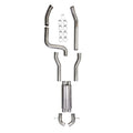LS Swap Cat-Back Exhaust System With Turn Downs 1982-1993 GM S-10, S-15, Sonoma 2WD LS Swap Cat-Back Exhaust System, Dual 3 Inch In, Dual 3 Inch Out W, Turndowns 409Ss Natural Finish Aggressive To Moderate Sound Hooker BlackHeart