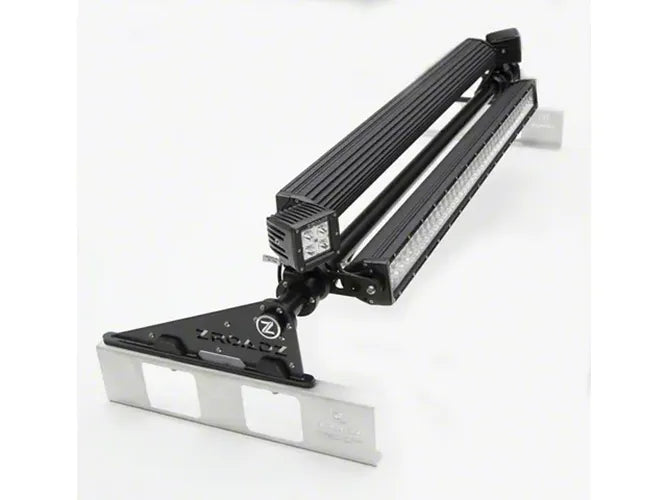 ~(56 lbs. 65X16X13)~ MegaWatt Package - Modular Roof LED Light Bar Mount AND LEDs KIT For Mid Size Trucks - Combo # A - With Two 30 IN Inch Led Light Bars and Two 3 IN Cube Led Work Lights (Includes Universal Wiring Harnesses)