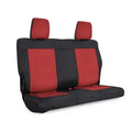PRP 07 Jeep Wrangler JKU Rear Seat Cover/4 door - Black/Red