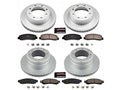 Power Stop 2011 Ford F-350 Super Duty Front & Rear Z2017 Coated Brake Kit