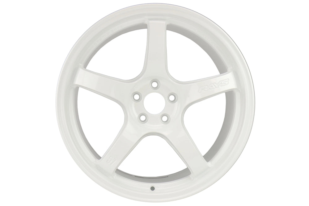 Gram Lights 57CR 18x9.5 +38 5x100 Ceramic White Pearl Wheel