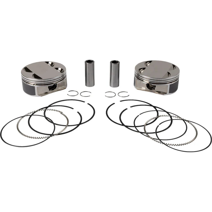 S&S Cycle 2017+ M8 Models 4.250in x 4.500in Piston Set - .010in
